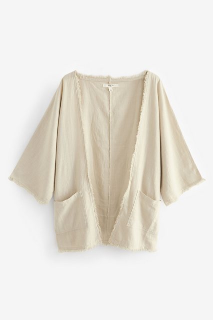 Next Strandshirt Jacke Überwurf aus Leinengemisch (1-tlg) günstig online kaufen