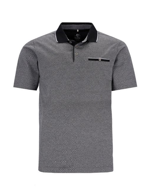 Hajo Poloshirt Poloshirt in längs verlaufenden Jacquard günstig online kaufen