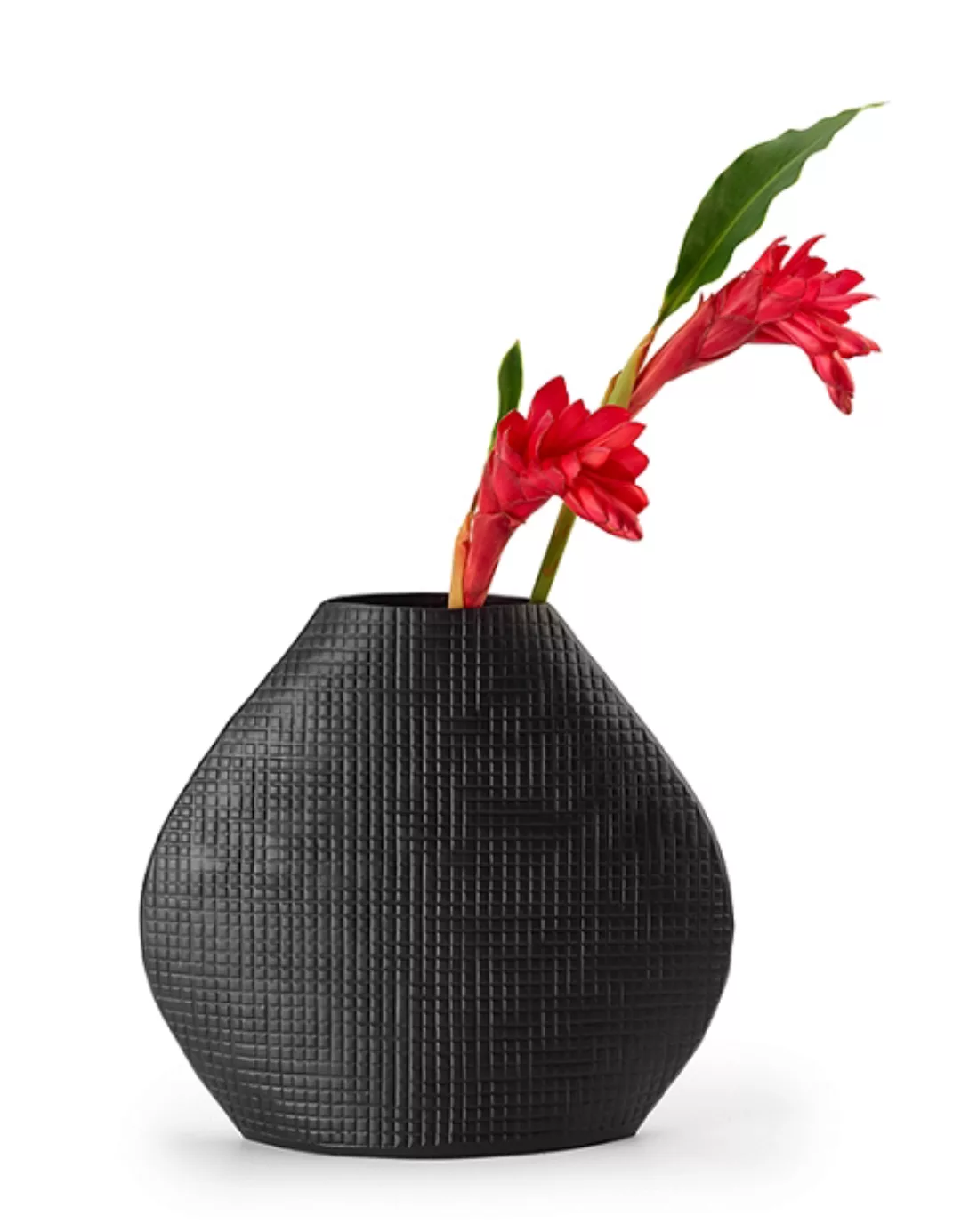 Outback Vase schwarz Größe S, l 27 cm, b 9 cm, h 24 cm günstig online kaufen