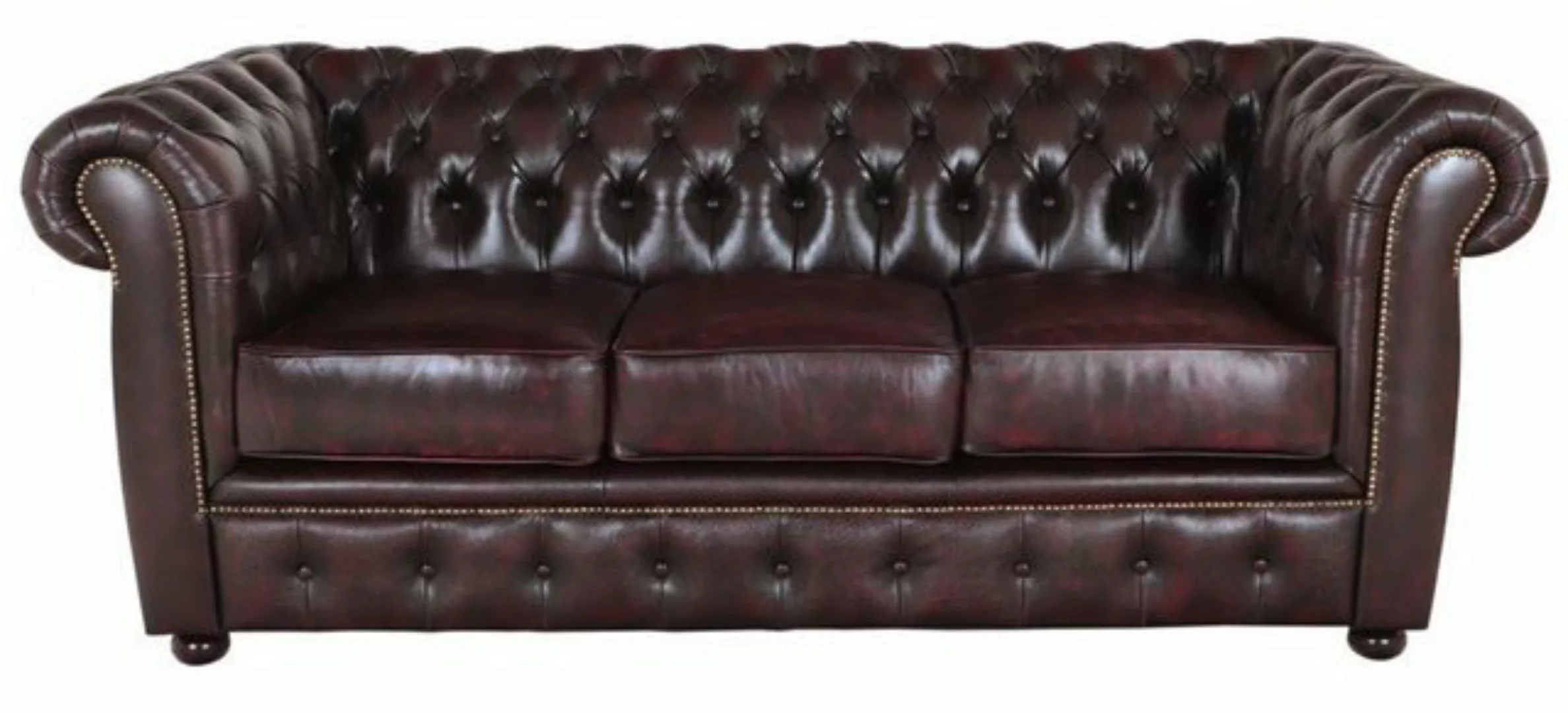 Indischesmoebelhausde Chesterfield-Sofa Dreisitzer-Sofa Chesterfield Liverp günstig online kaufen