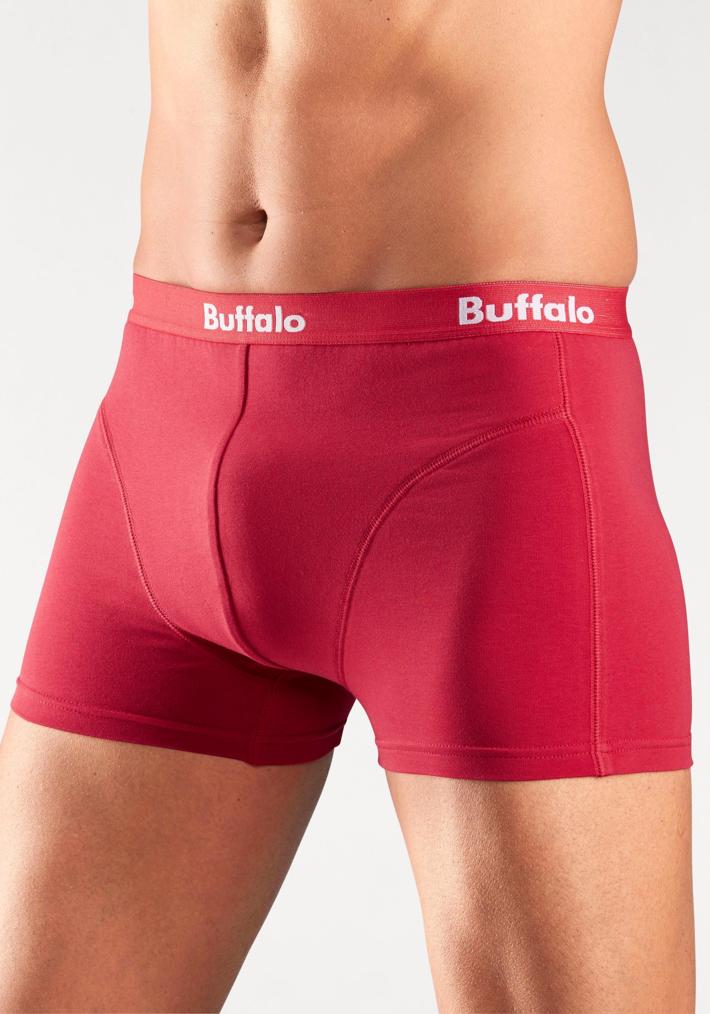 Buffalo Boxer "Boxershorts für Herren", (Packung, 3 St.), mit Overlock-Näht günstig online kaufen