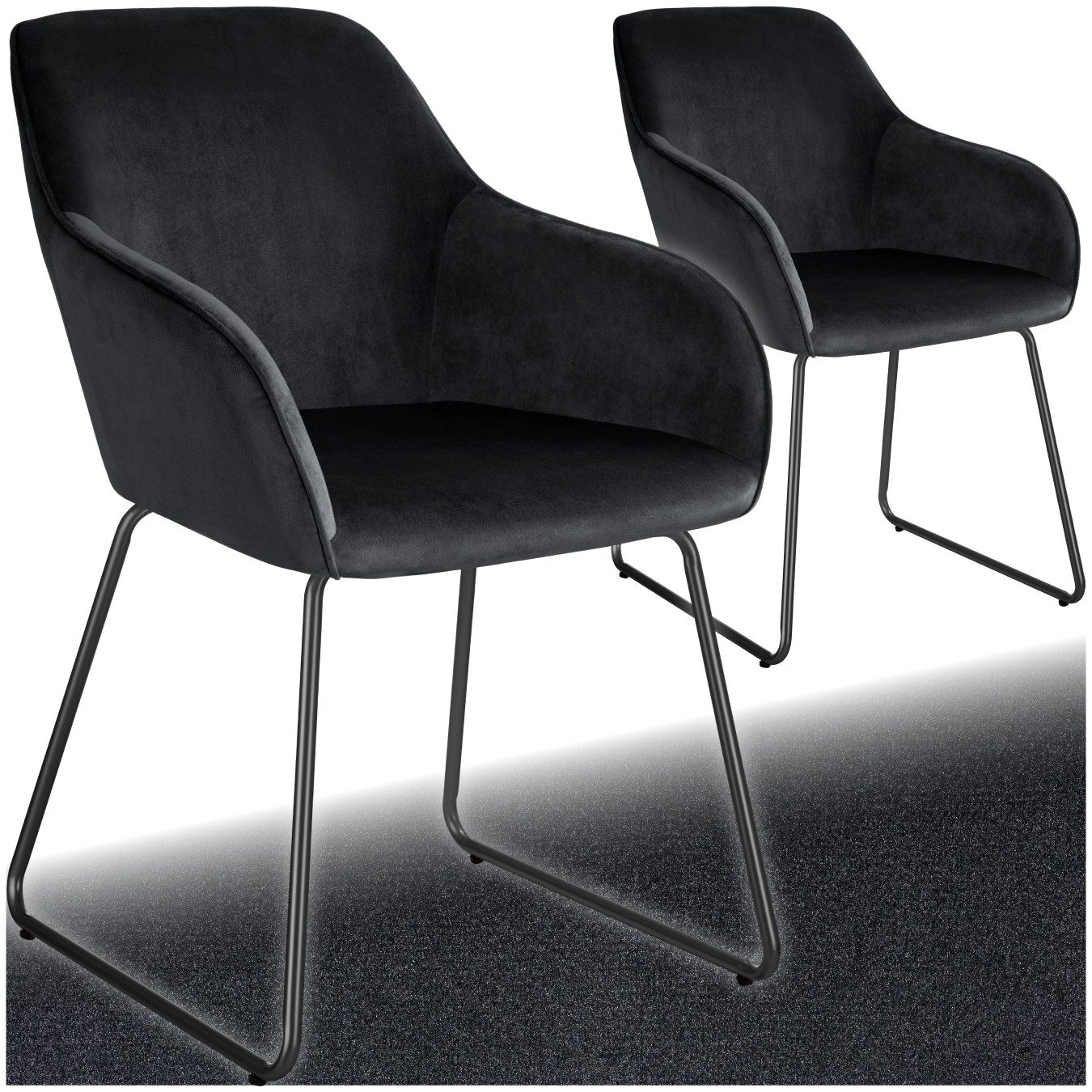 tectake Esszimmerstuhl Jeane (Set., 2 St), günstig online kaufen