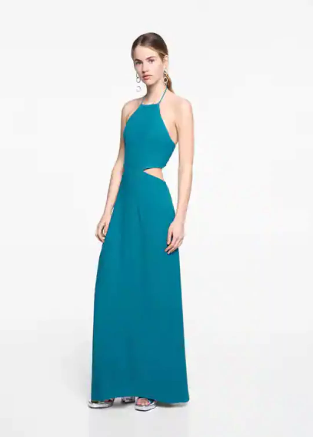Langes Neckholder-Kleid günstig online kaufen
