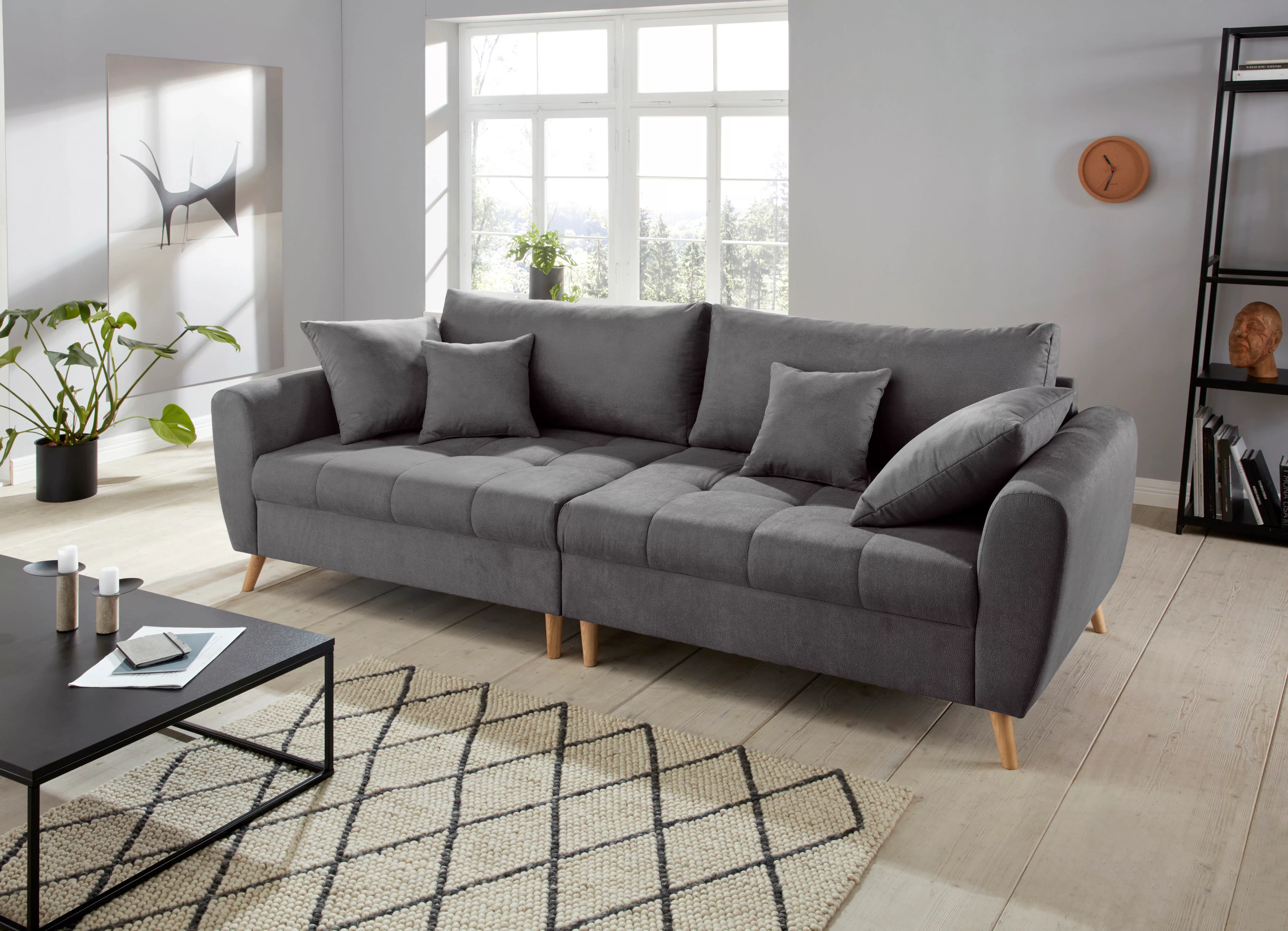 Home affaire Big-Sofa "Penelope Luxus", mit besonders hochwertiger Polsteru günstig online kaufen