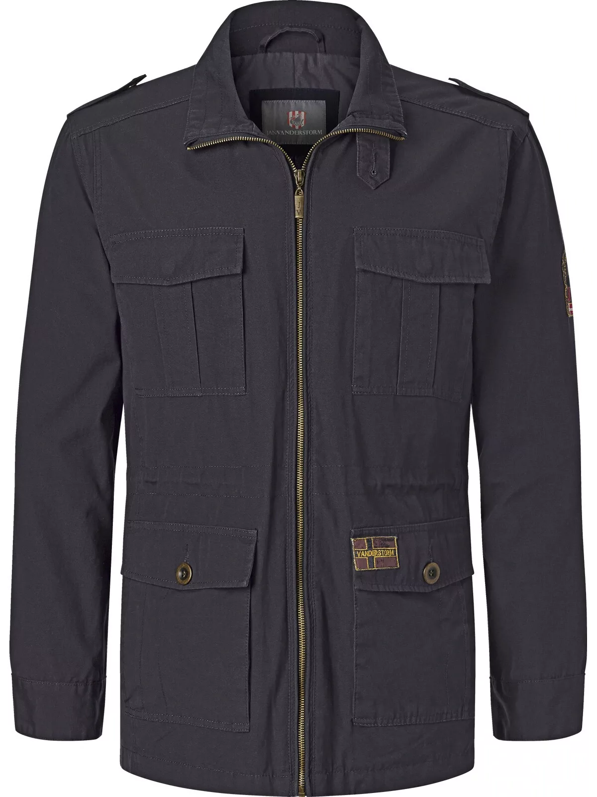 Jan Vanderstorm Fieldjacket "Fieldjacket BROR", (1 St.), ohne Kapuze, in mo günstig online kaufen