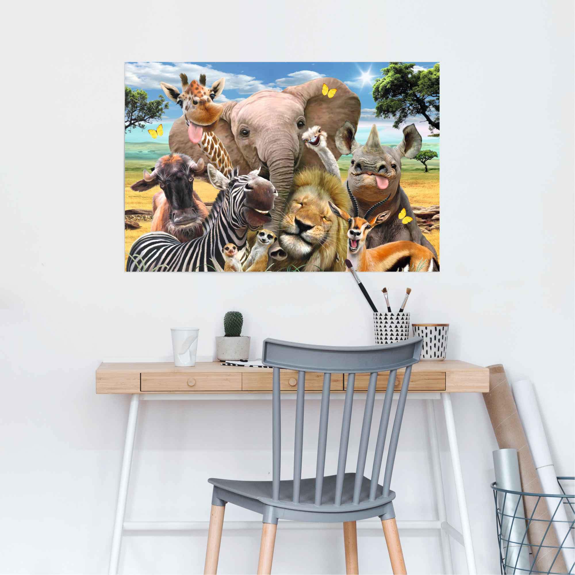 Reinders Poster "Lustige Wildtiere", (1 St.) günstig online kaufen