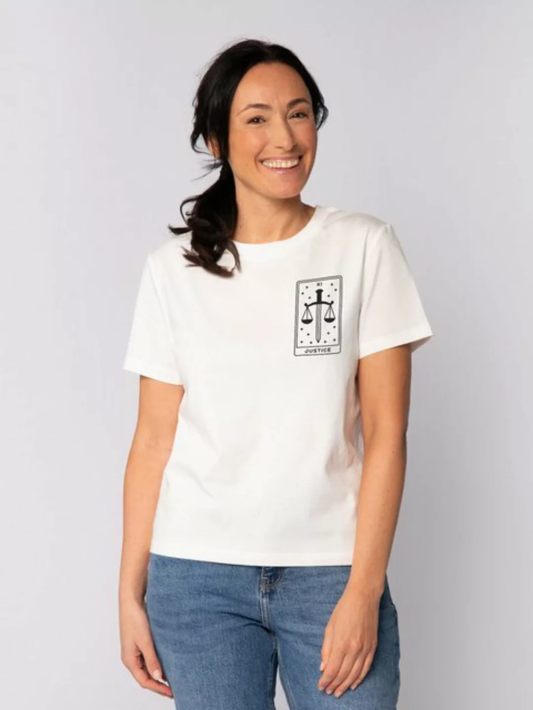 wat? Apparel T-Shirt Tarot Justice günstig online kaufen