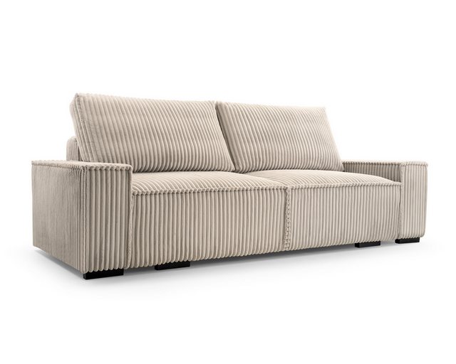 Deine Möbel 24 Sofa Couch LAOS im Cord, mit Schlaffunktion, inkl. Kissen, B günstig online kaufen