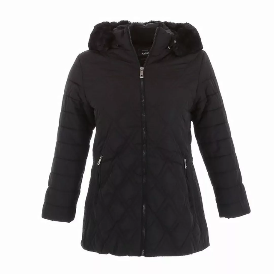 Ital-Design Winterjacke Damen Freizeit Kapuze (abnehmbar) Gefüttert Winterj günstig online kaufen