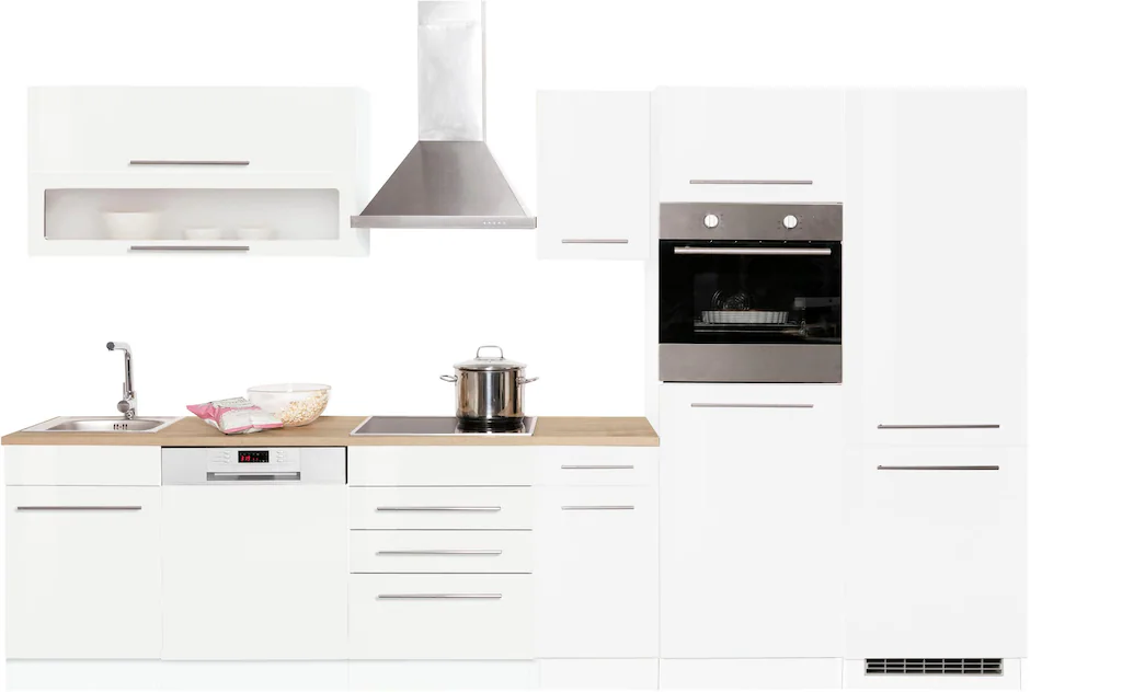 HELD MÖBEL Küchenzeile "Eton", mit E-Geräten, Breite 330 cm günstig online kaufen