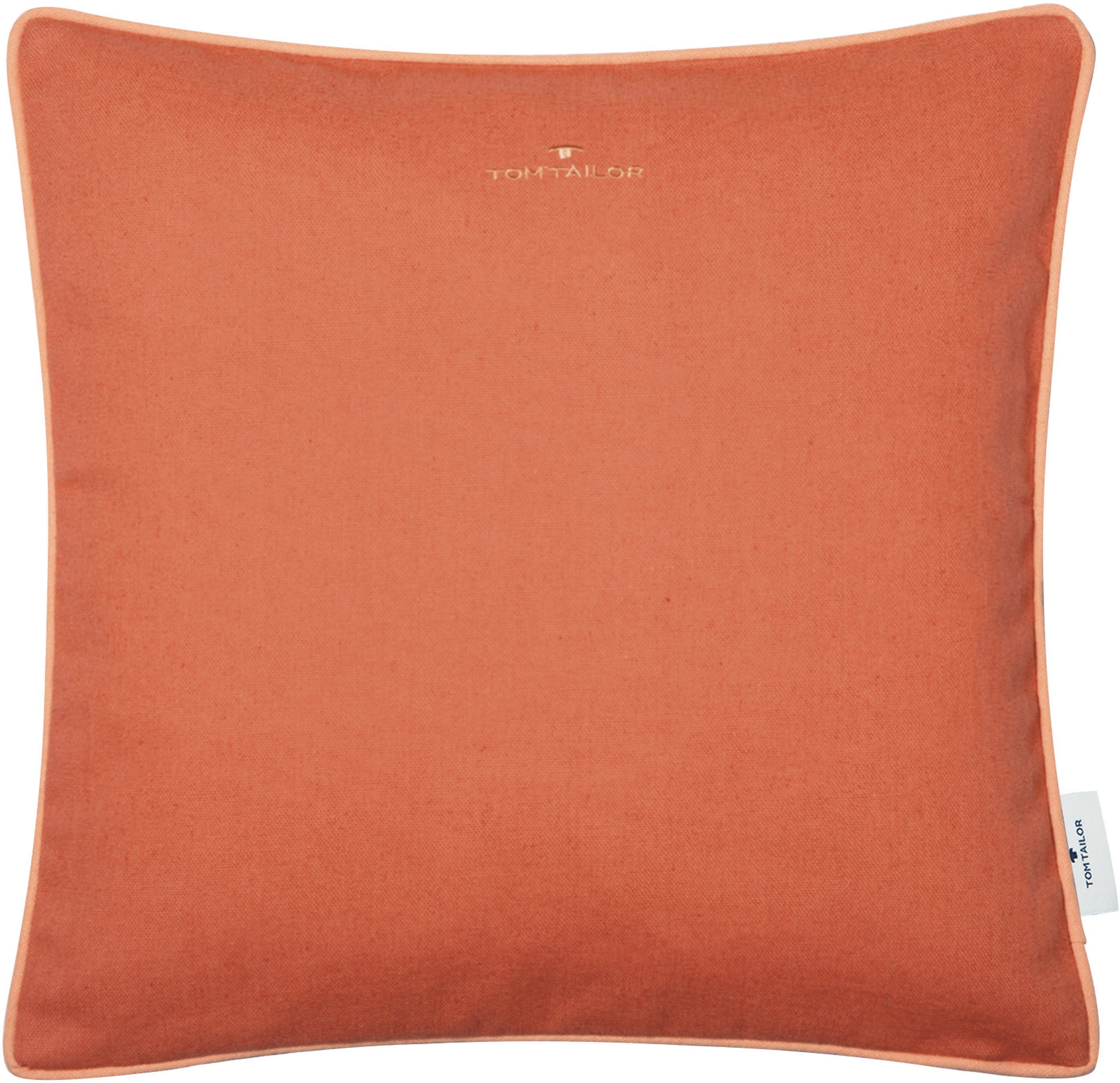 TOM TAILOR HOME Dekokissen »Dove Signature«, mit Paspel, Kissenhülle ohne F günstig online kaufen