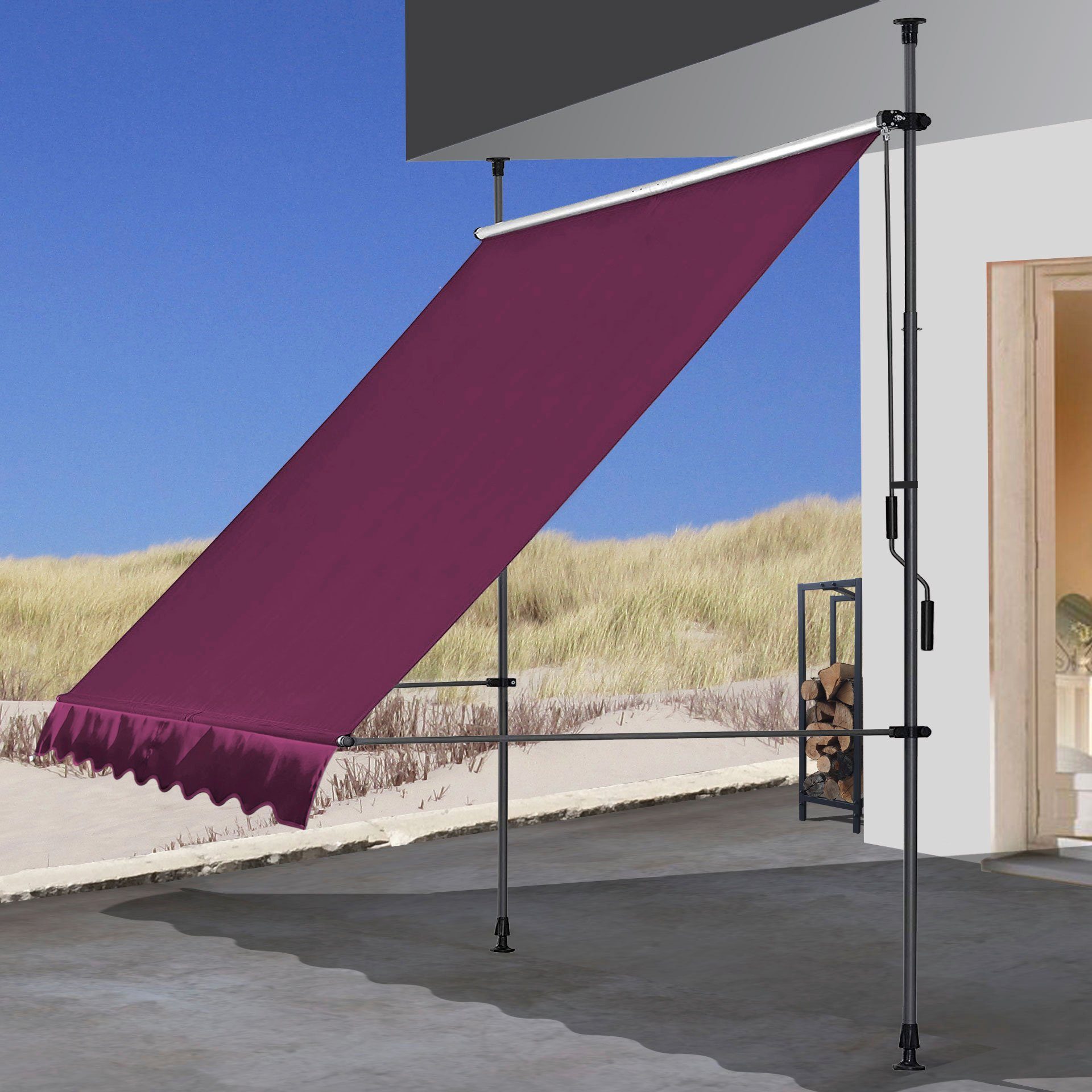 Quick Star Klemmmarkise Klemmmarkise 300 x130cm günstig online kaufen