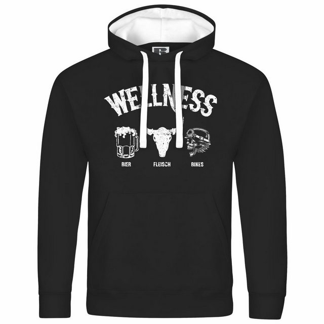 deinshirt Kapuzenpullover Herren Kapuzenpullover Wellness für Biker Mit Pri günstig online kaufen