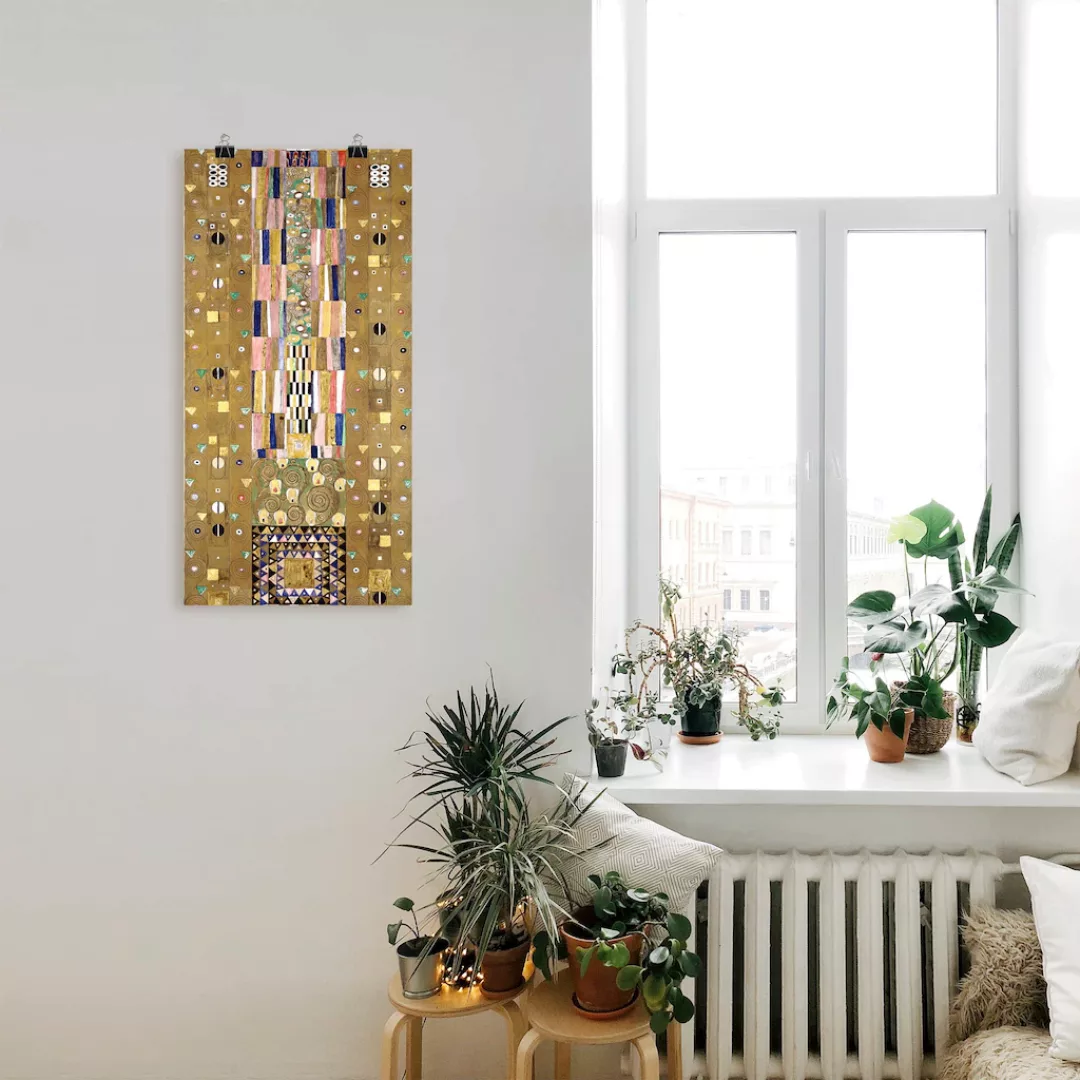 Artland Wandbild »Werkvorlage zum Stocletfries. Schmalwand«, Muster, (1 St. günstig online kaufen