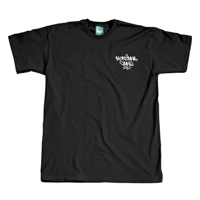Klamottenstore Print-Shirt Montana Tee MC Tag black (1-tlg) aus 100% Baumwo günstig online kaufen