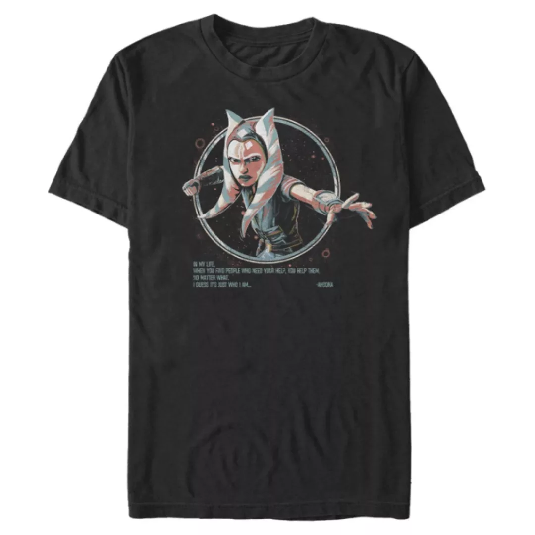 Star Wars - The Clone Wars - Ahsoka Just Who I Am - Männer T-Shirt günstig online kaufen