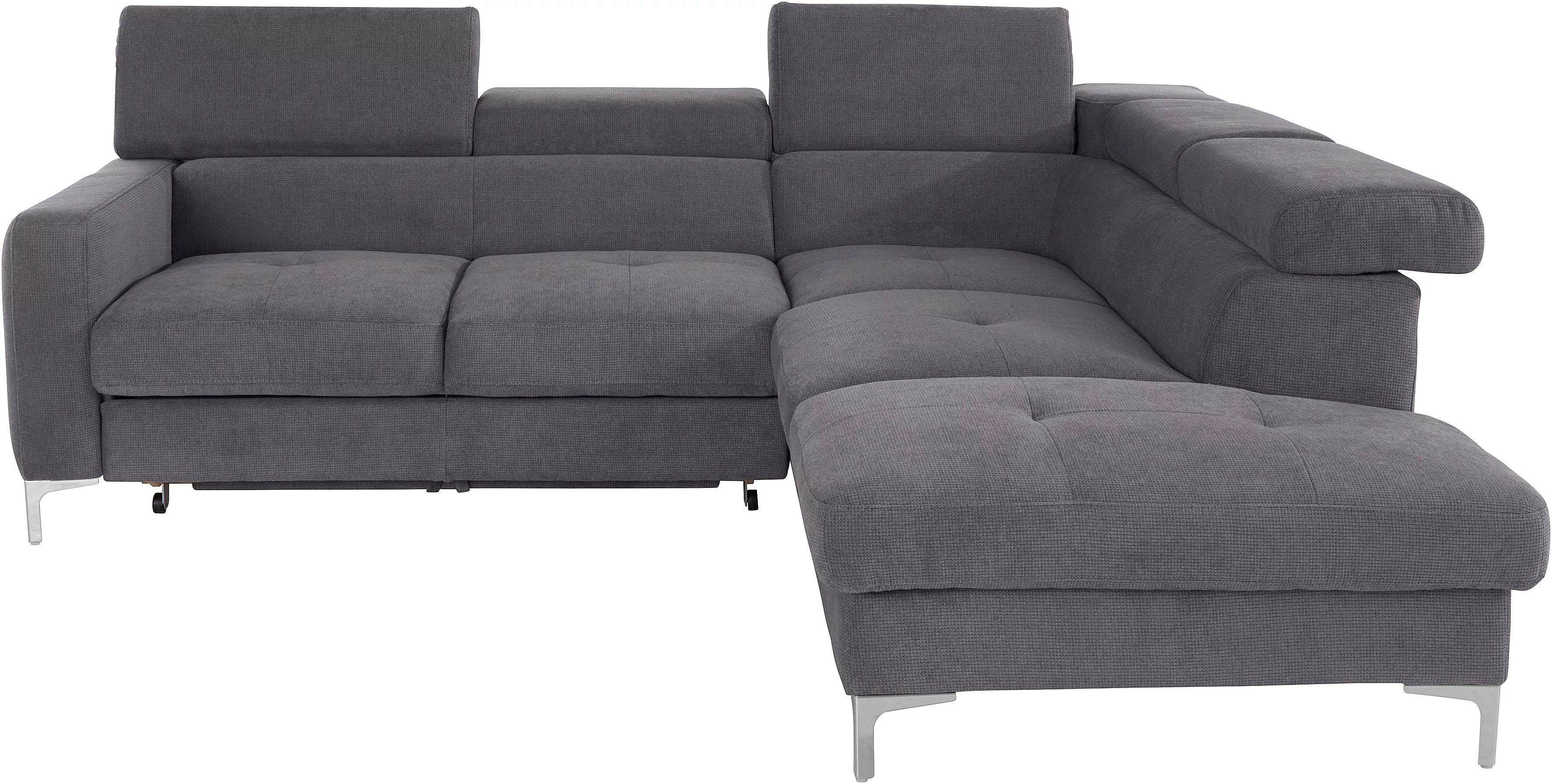 COTTA Ecksofa "Sammy L-Form", mit Kopfteilverstellung, wahlweise mit Bettfu günstig online kaufen