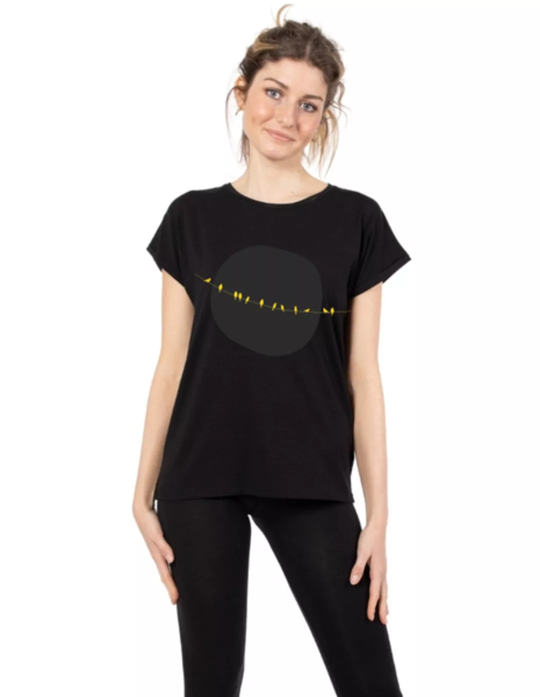 Damen T-shirt Aus Eukalyptus Faser "Laura" | Vögel günstig online kaufen