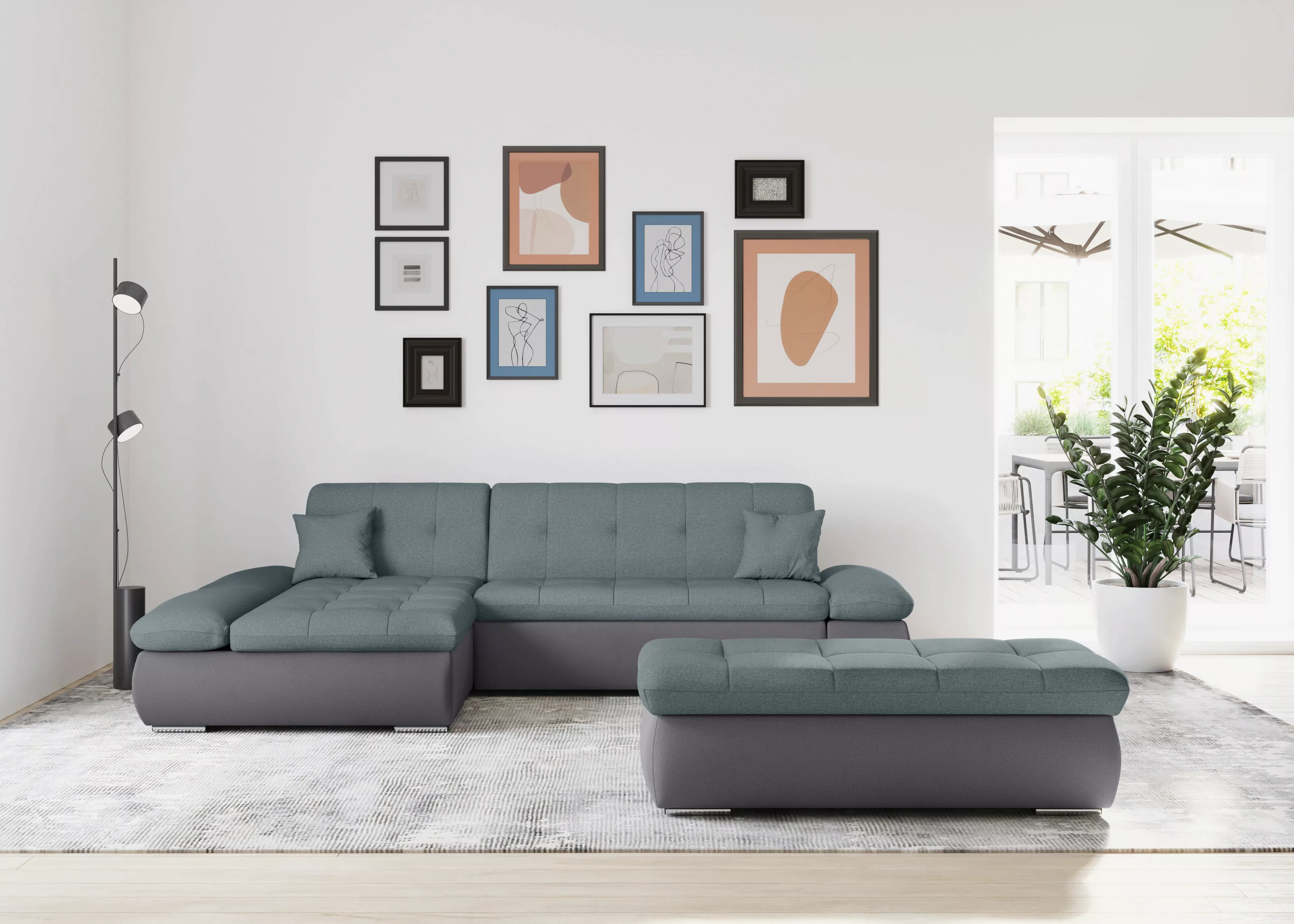 DOMO collection Ecksofa "Moric B/T/H 300/172/80 cm, auch in Cord, L-Form", günstig online kaufen