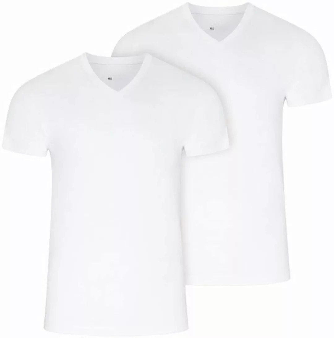 Jockey V-Shirt American T-Shirt (2er Pack) lockere Passform günstig online kaufen