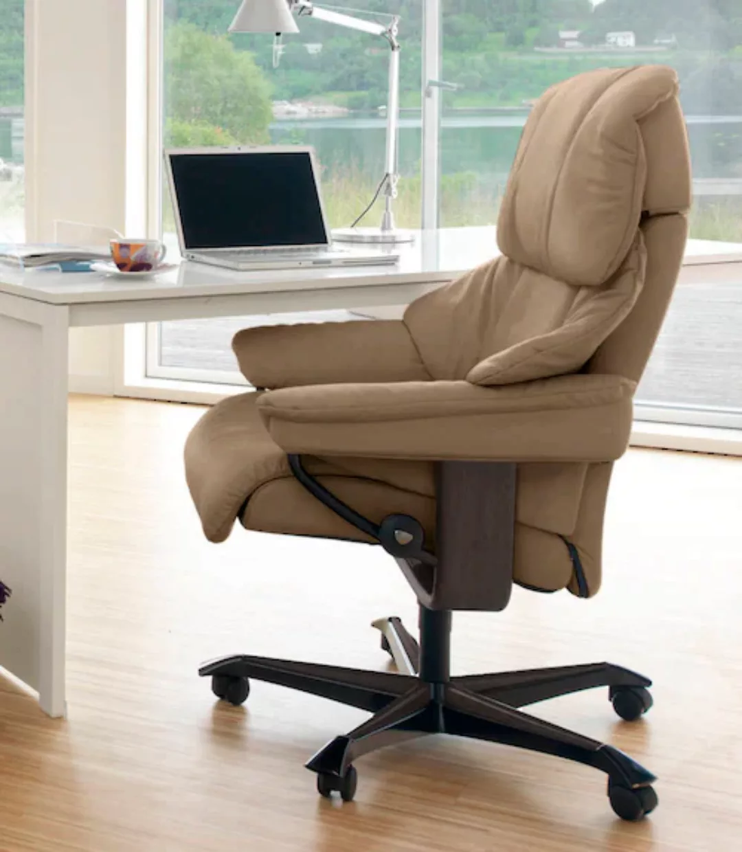 Stressless® Relaxsessel »Reno«, mit Home Office Base, Größe M, Gestell Weng günstig online kaufen