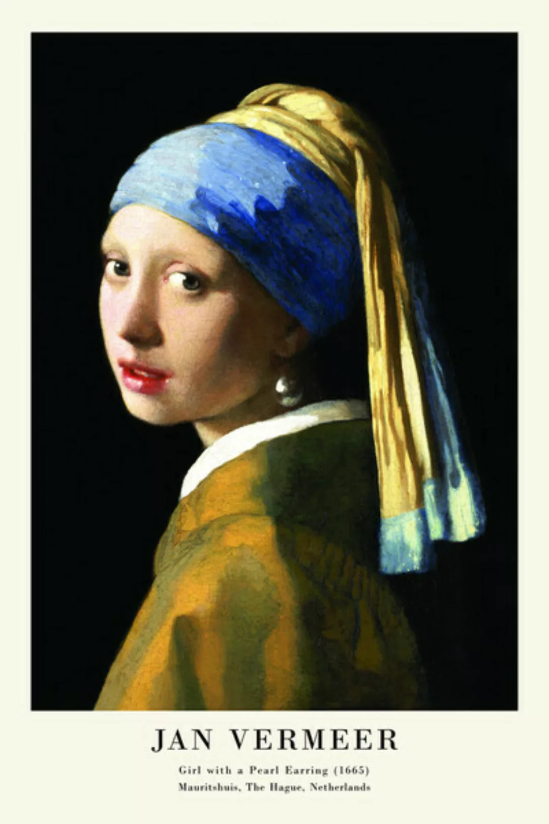 Poster / Leinwandbild - Johannes Vermeer: Mädchen Mit Dem Perlenohrring - A günstig online kaufen