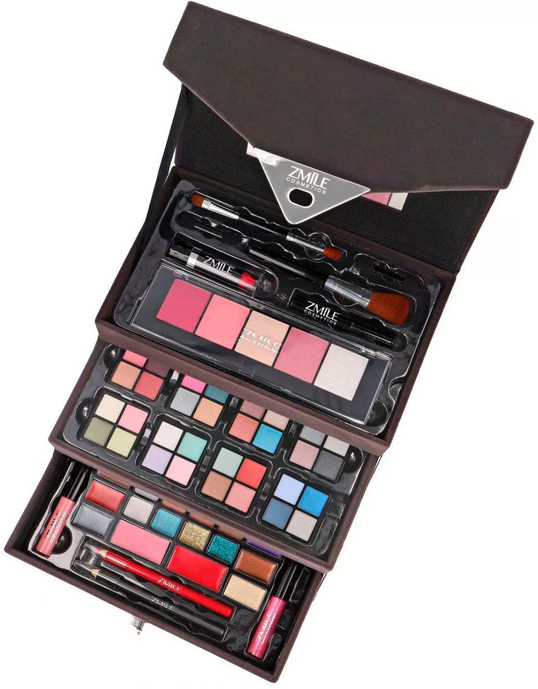 ZMILE COSMETICS Kosmetik-Koffer »'Beauty Case Velvety' (dark grey)«, (72 tl günstig online kaufen