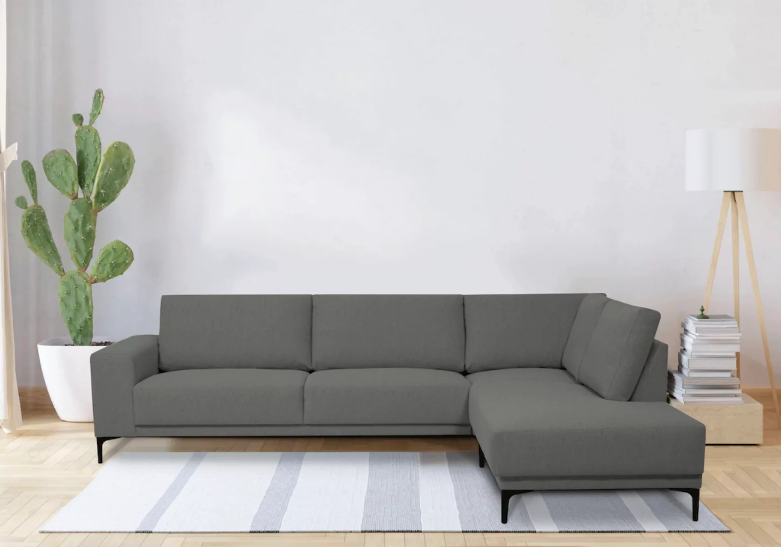 Places of Style Ecksofa "Xander, L-Form,", Breite 289 cm, Webstoff, Soft-To günstig online kaufen