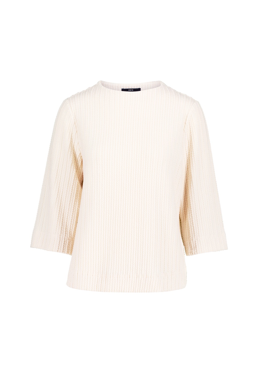 Zero Sweatshirt "zero Damen Sweatshirt mit Strukturmuster", Plain/ohne Deta günstig online kaufen