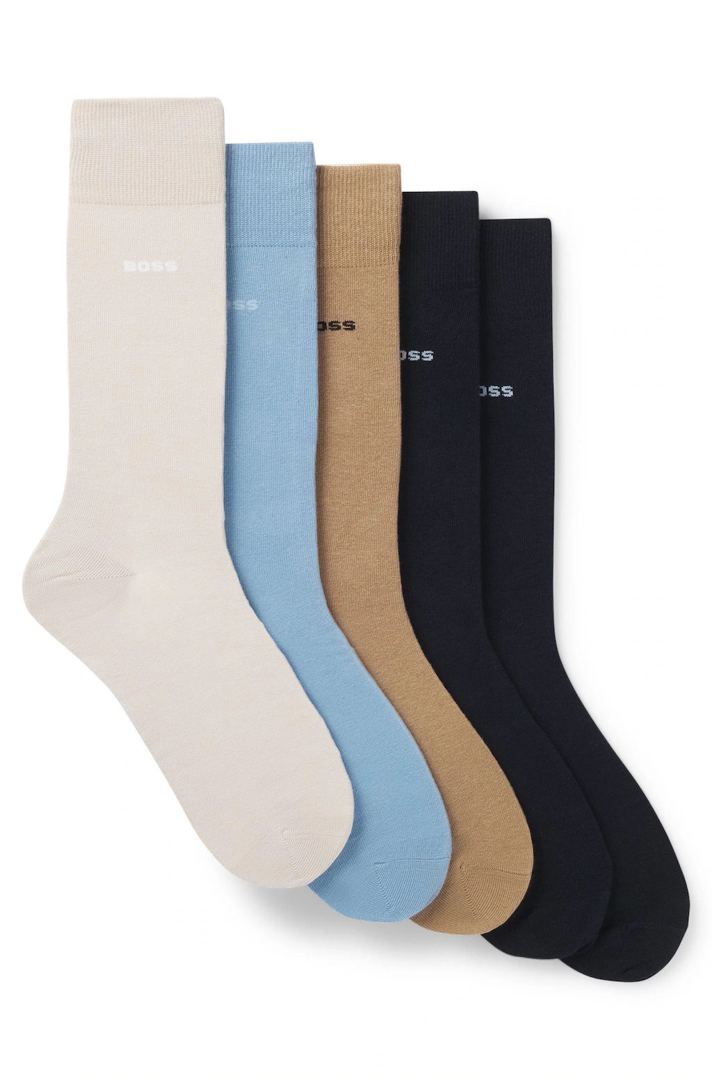 BOSS Socken "5P Uni Color CC", (5 Paar), in klassischer Unifarbe günstig online kaufen
