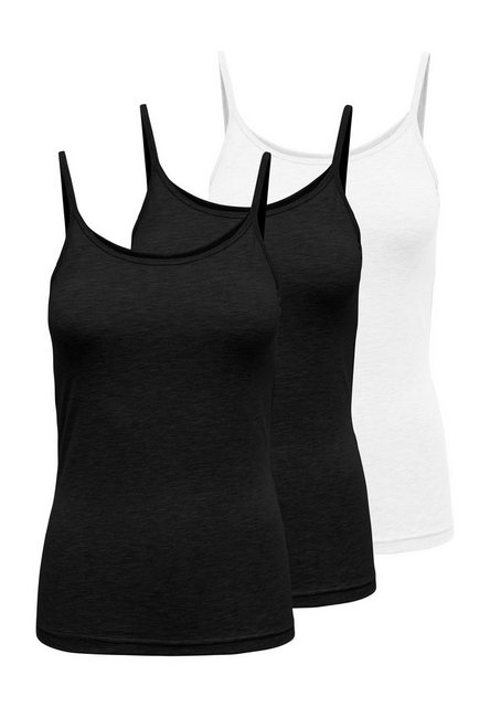 ONLY Spaghettitop ONLLOVE STRAP SINGLET 3 PACK CS JRS (Packung, 3-tlg., 3er günstig online kaufen