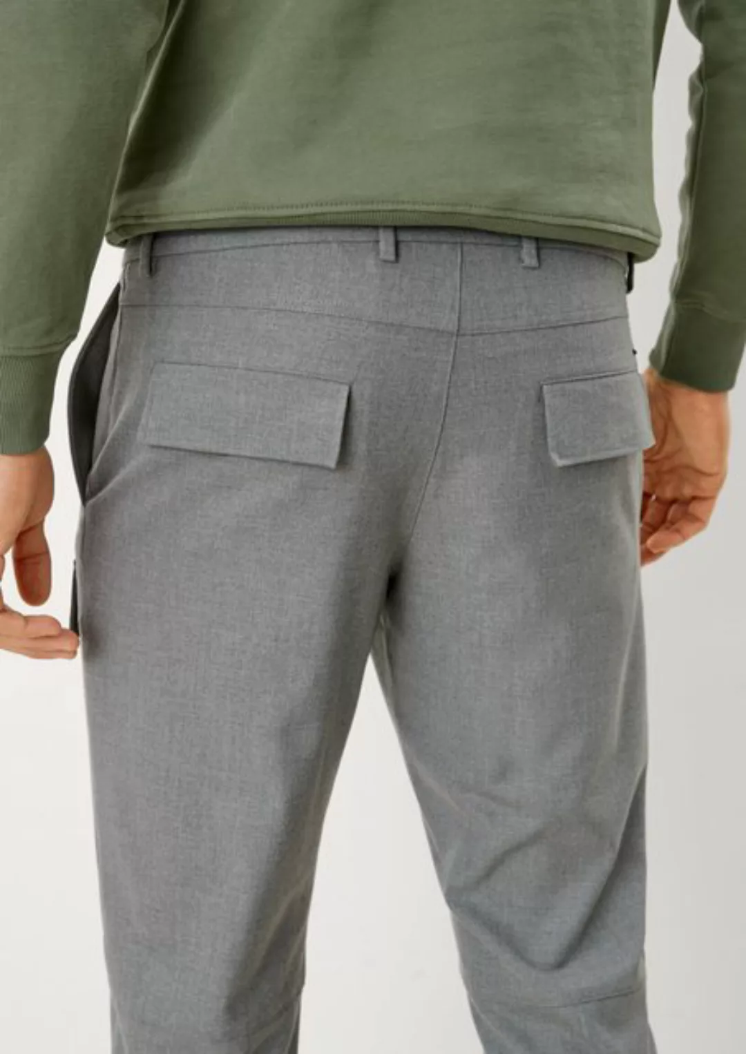 s.Oliver Stoffhose Slim: Chino mit Pattentaschen günstig online kaufen