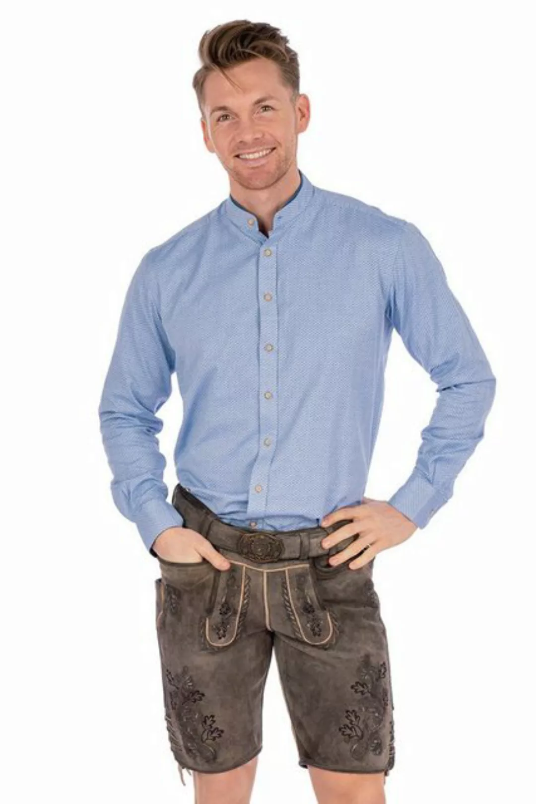 Maddox Trachtenlederhose Lederhose Herren kurz - EDERSEE - rauch günstig online kaufen