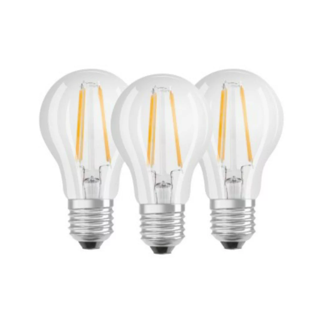 OSRAM LED-Lampe E27 Classic Fil. 840 6,5W klar 3er günstig online kaufen