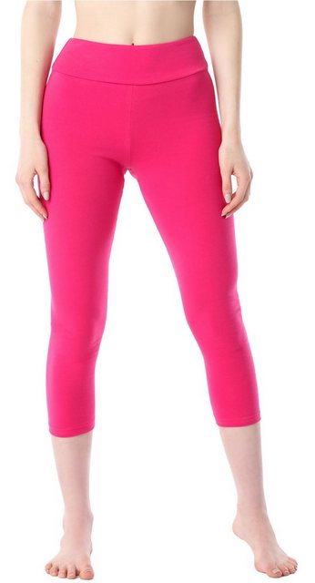 Merry Style Leggings Damen 3/4 Capri Hose MS10-430 (1-tlg) aus Baumwolle günstig online kaufen