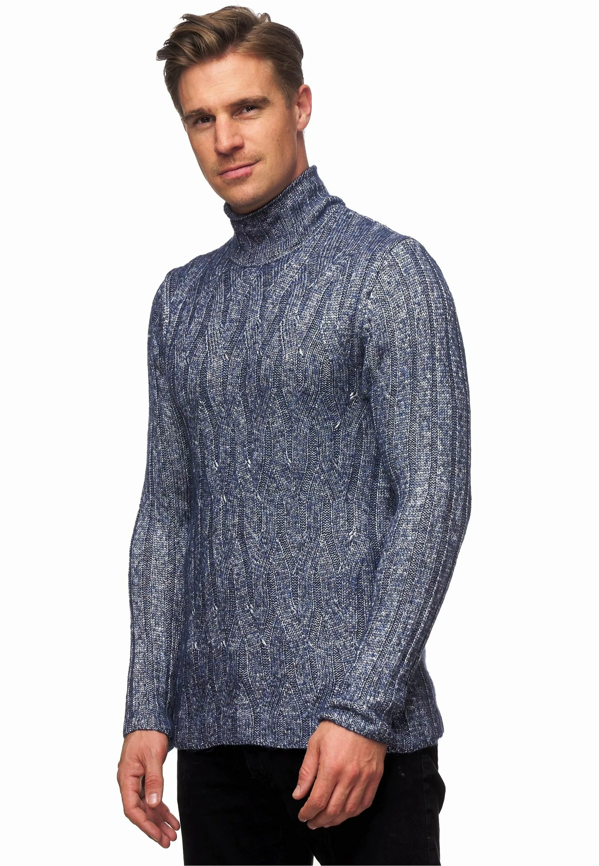 Rusty Neal Strickpullover, mit wärmendem Stehkragen günstig online kaufen