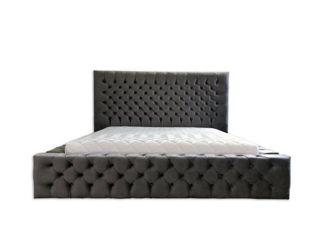 JVmoebel Bett Chesterfield Doppel Schlafzimmer Holzmöbel Design elegante Po günstig online kaufen