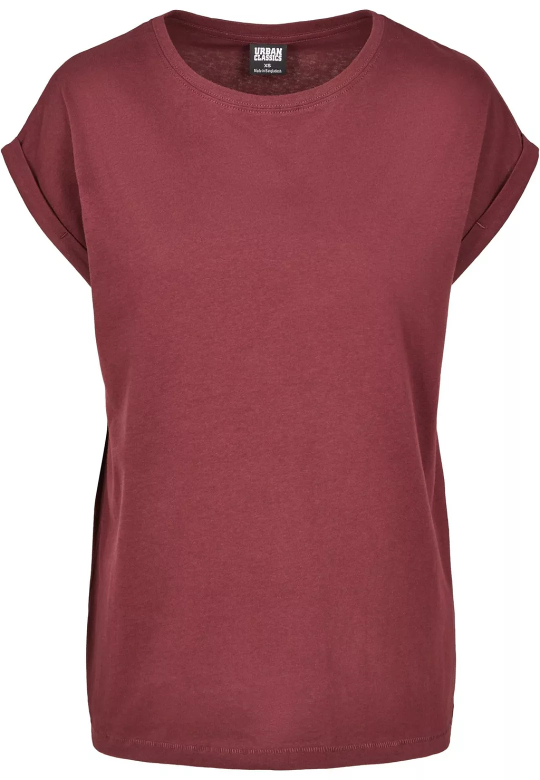 URBAN CLASSICS Kurzarmshirt "Urban Classics Damen Ladies Extended Shoulder günstig online kaufen