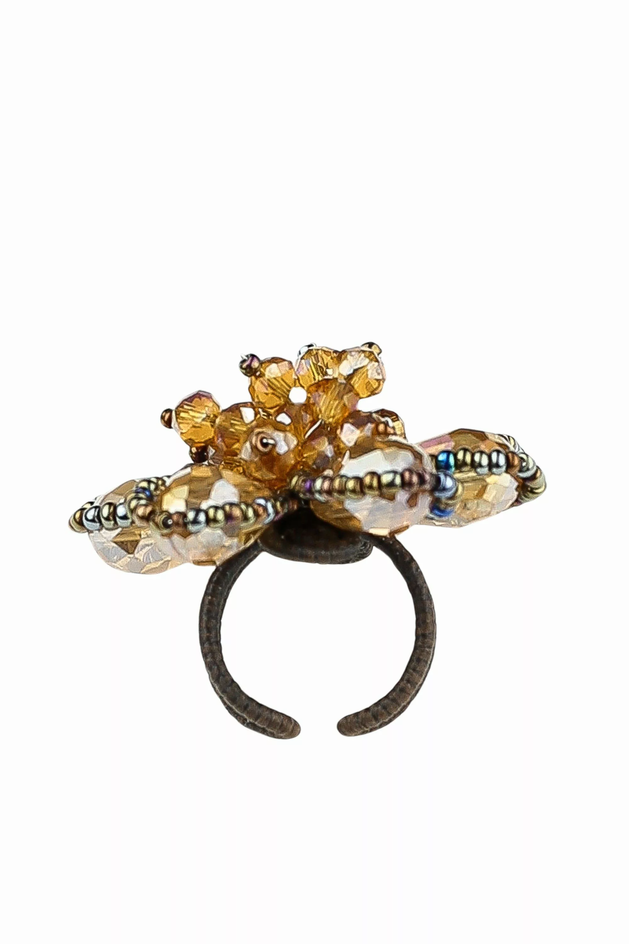COLLEZIONE ALESSANDRO Fingerring Strassblüte günstig online kaufen