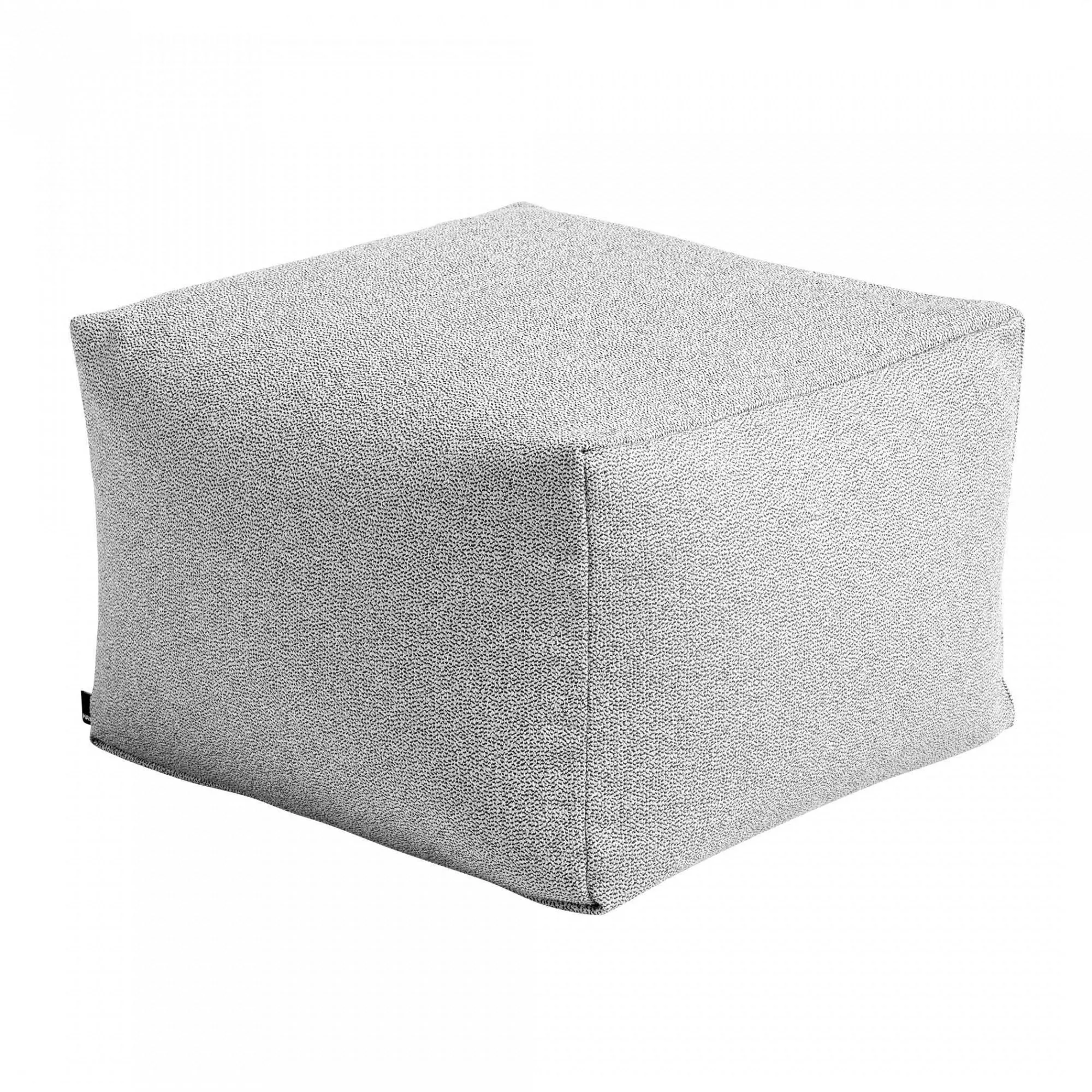 HAY - Pouf - grey sprinkle/Stoff Olavi by HAY/LxBxH 59x59x40cm günstig online kaufen