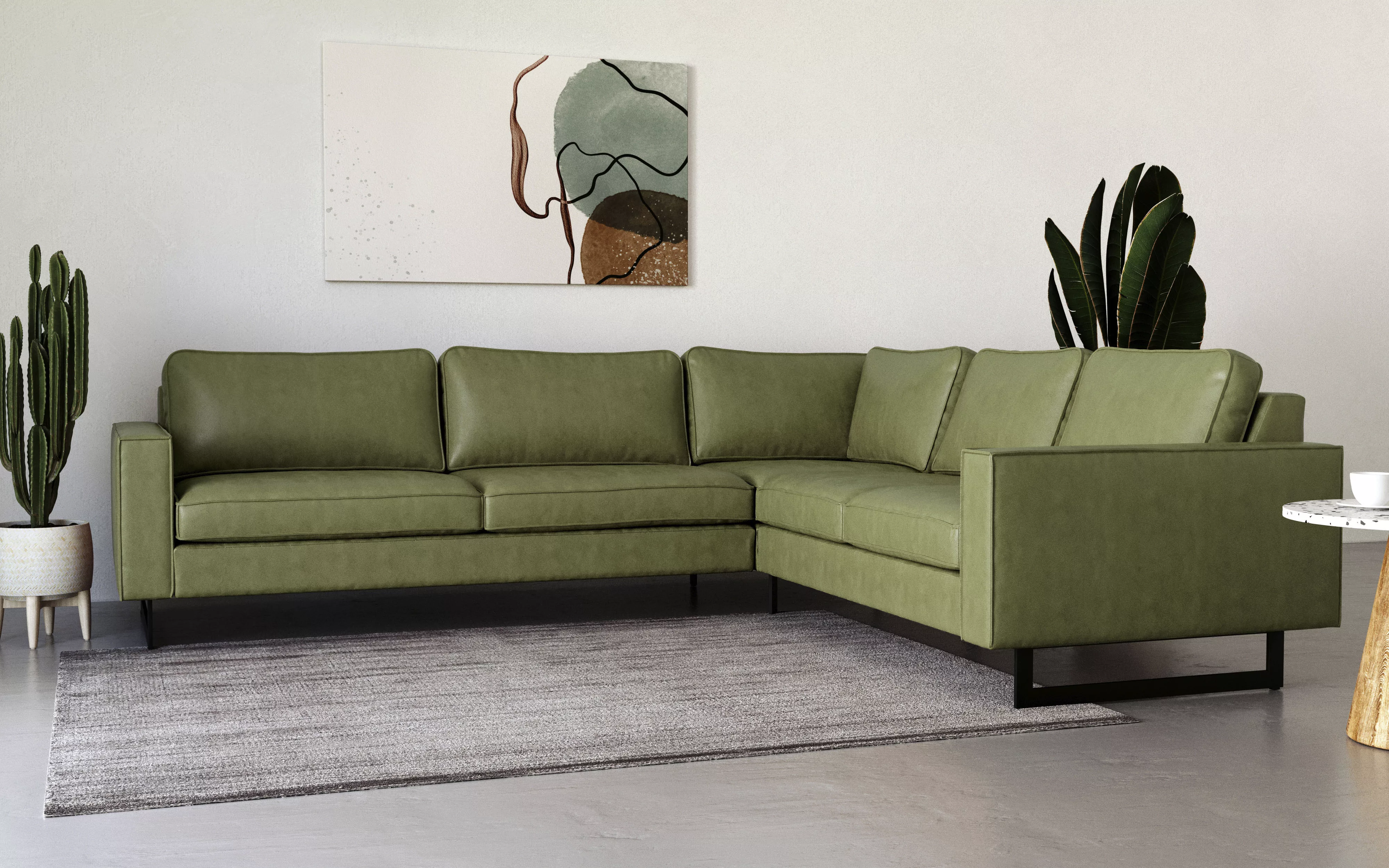 Places of Style Ecksofa Pinto, 250/290 cm, langer Schenkel, XXL, Ottomane, günstig online kaufen