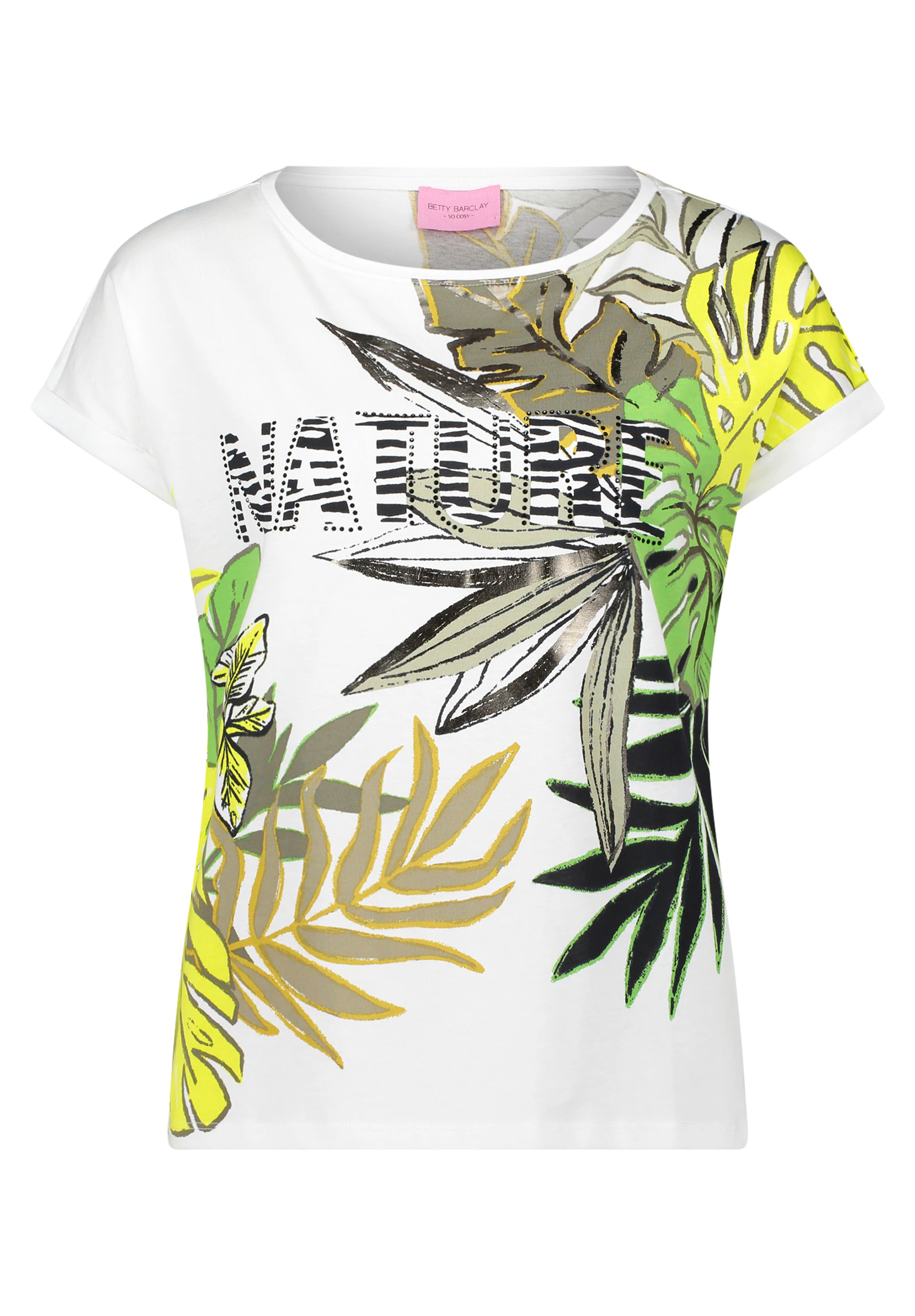 Betty Barclay Kurzarmshirt "Betty Barclay Damen Halbarm-Shirt mit Ärmelaufs günstig online kaufen