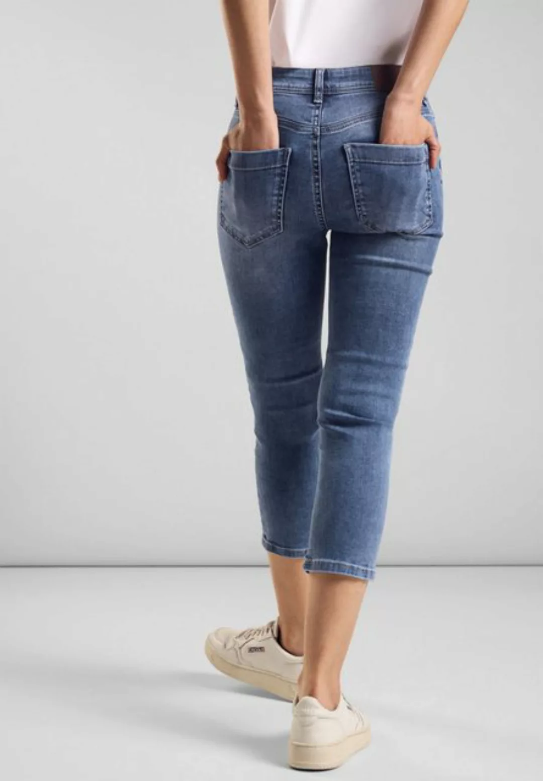 STREET ONE 3/4-Jeans, High Waist günstig online kaufen