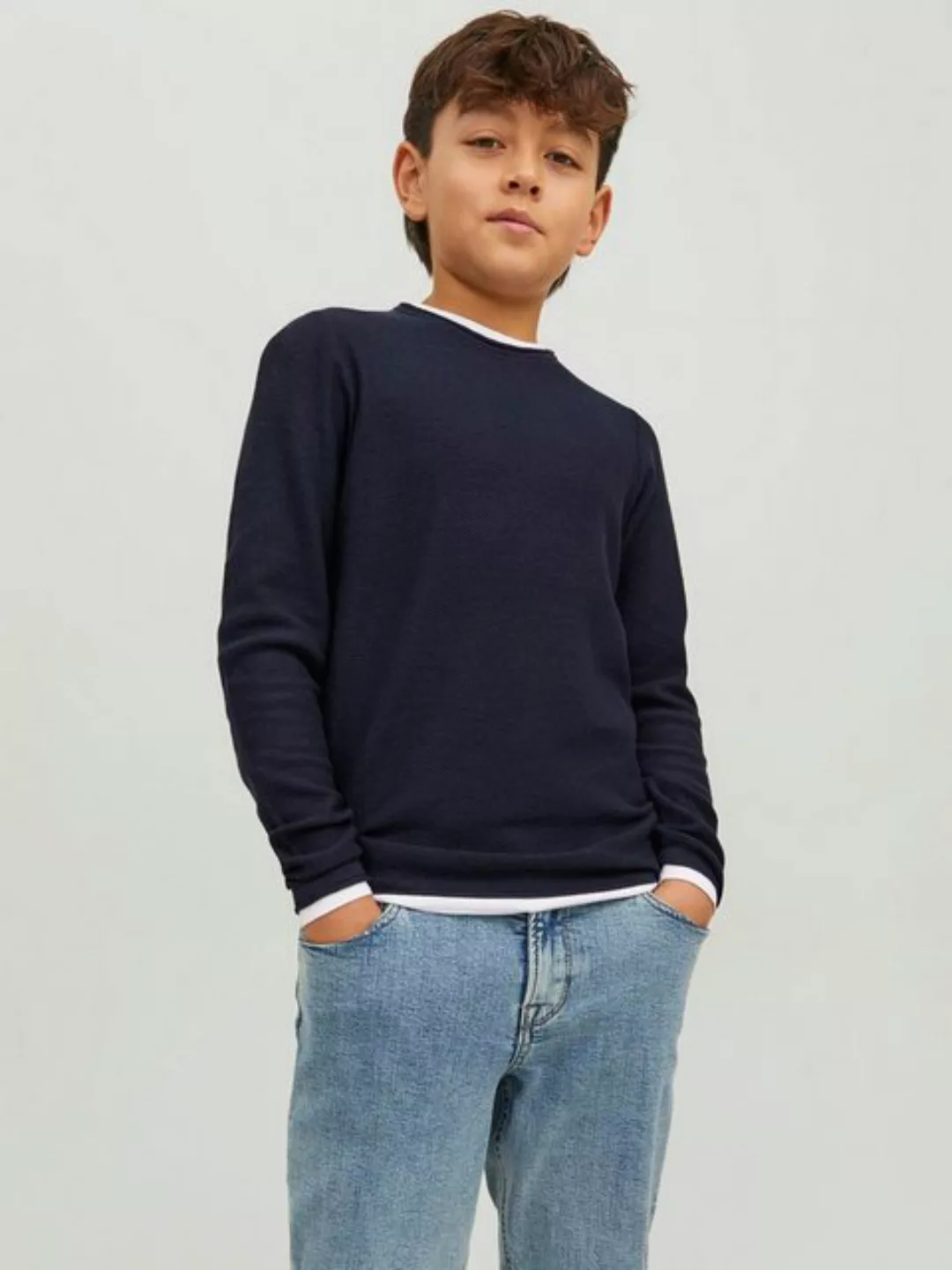 Jack & Jones Junior Strickpullover JORTWINN KNIT CREW NECK JNR günstig online kaufen