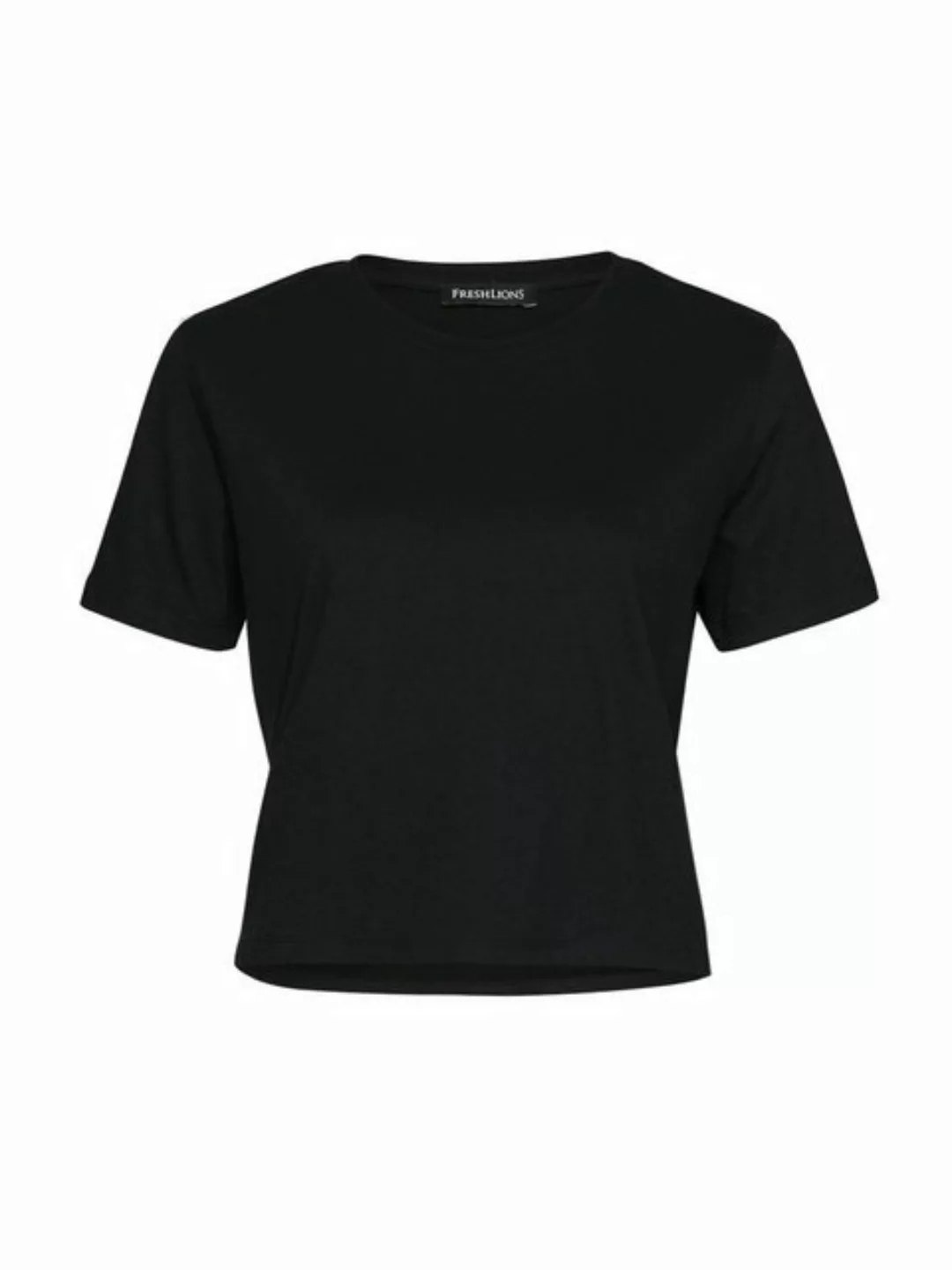 freshlions T-Shirt Basic Crop Tee in schwarz - S/M Sonstige günstig online kaufen