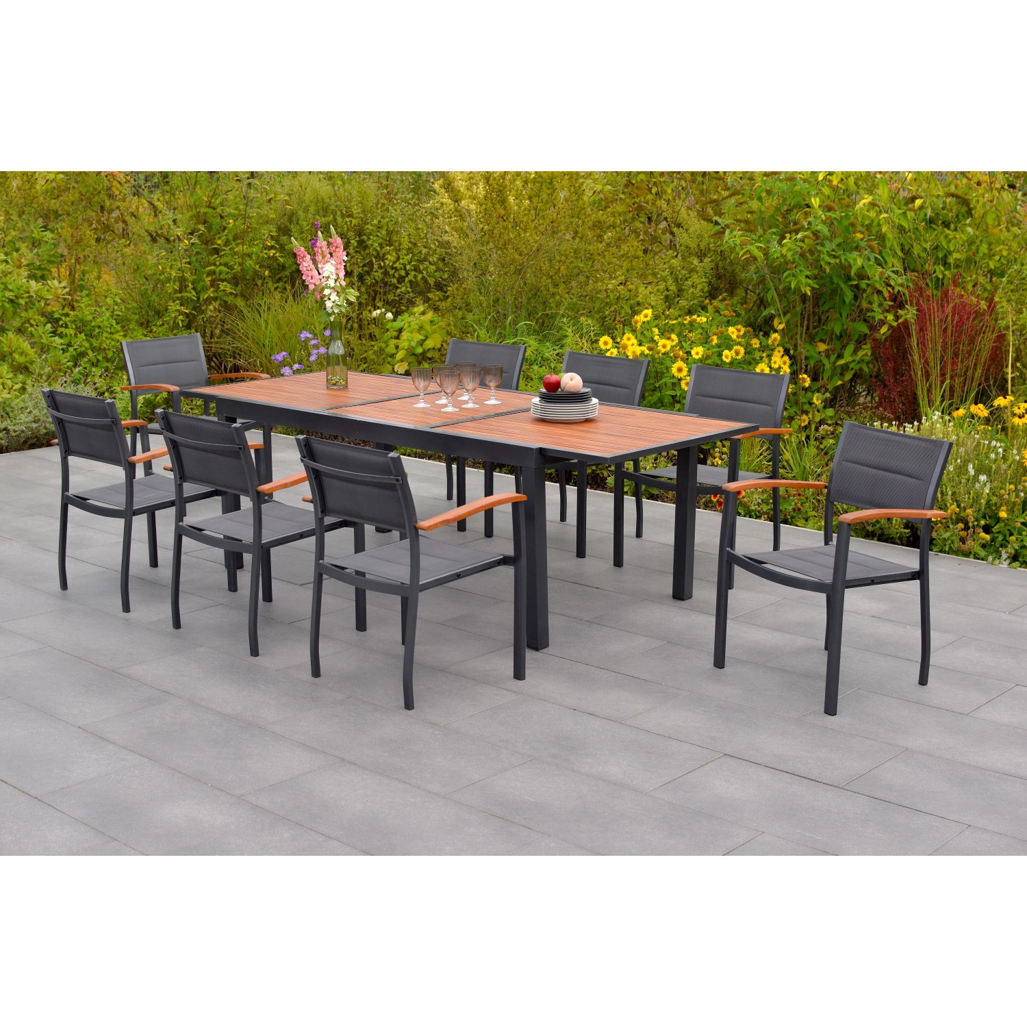 MERXX Garten-Essgruppe "Paxos", (9 tlg.) günstig online kaufen