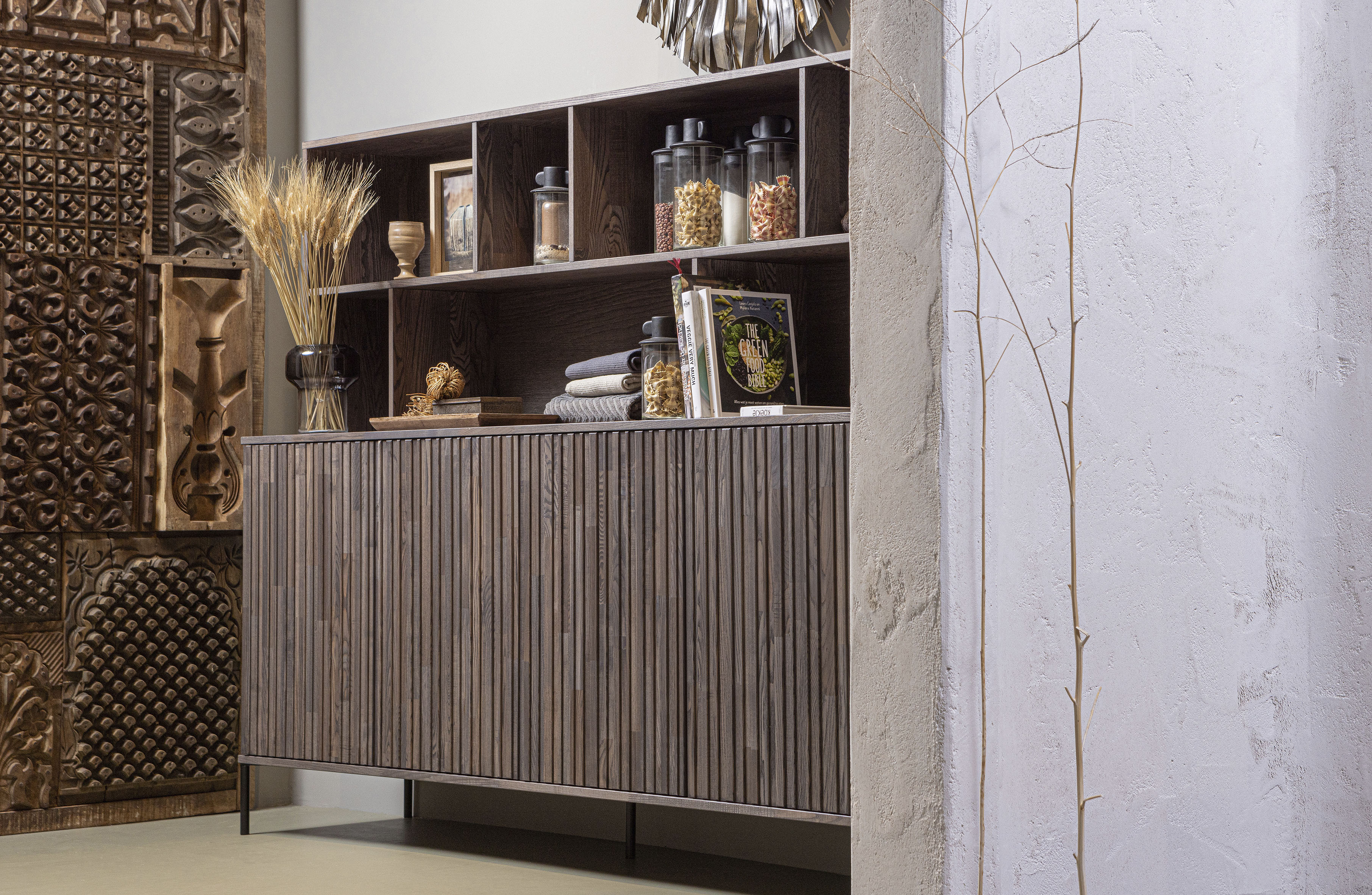 WOOOD Buffet "New Gravure", mit viel Stauraum, Breite 200 cm günstig online kaufen