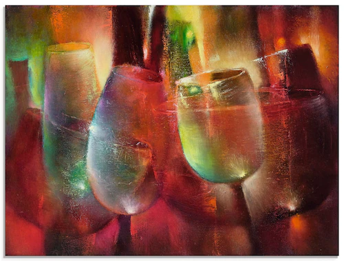 Artland Glasbild "Zu später Stunde II", Getränke, (1 St.) günstig online kaufen