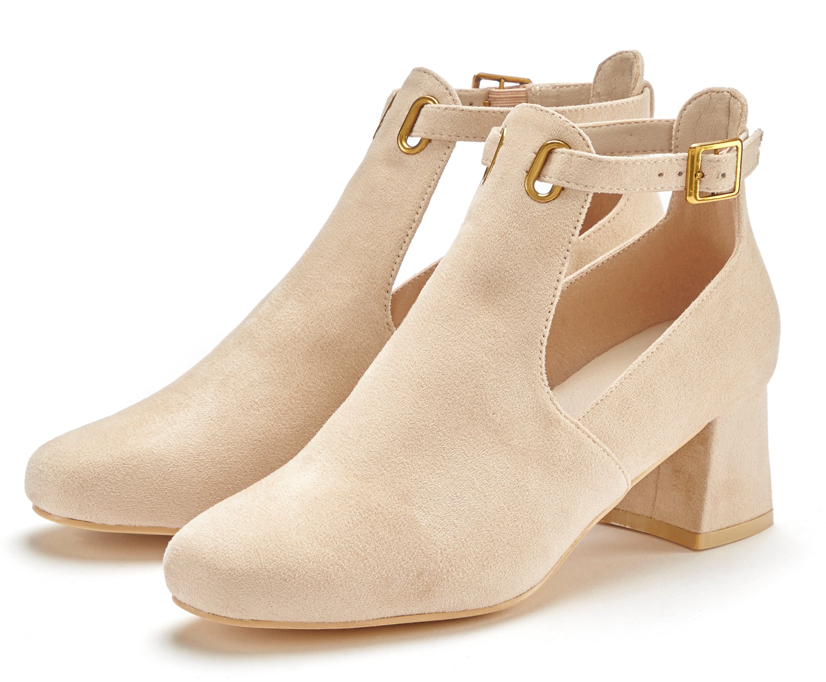LASCANA Stiefelette, Stiefel, Boots mit Blockabsatz und besonders softer In günstig online kaufen