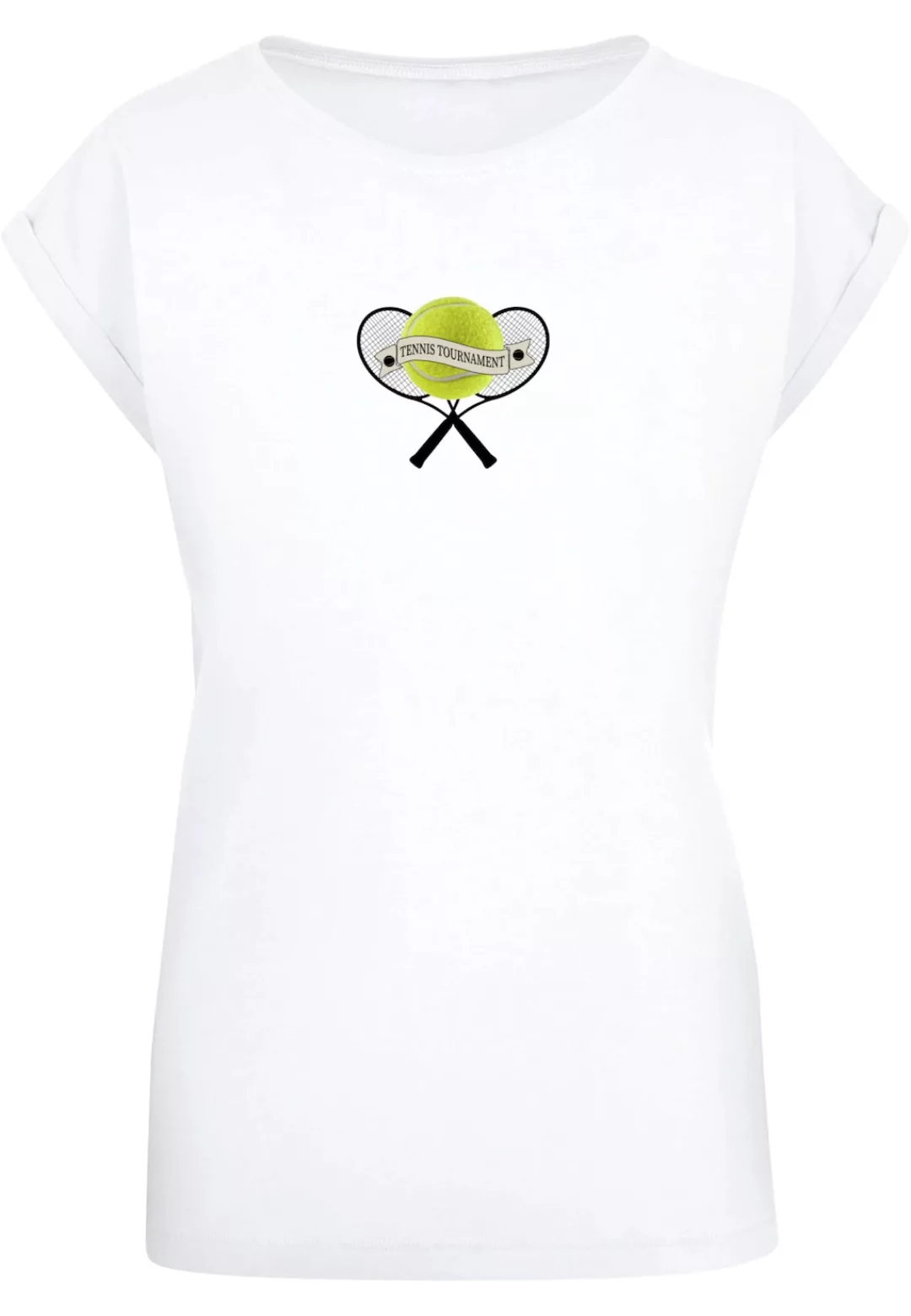 Merchcode T-Shirt "Merchcode Damen Ladies Tennis Tournament Extended Should günstig online kaufen